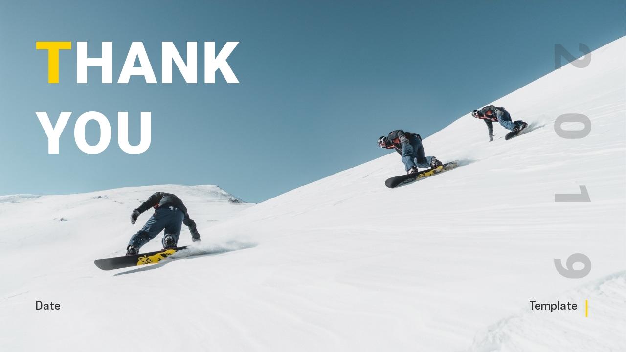 户外运动滑雪体育竞技项目投资分析-THANK YOU