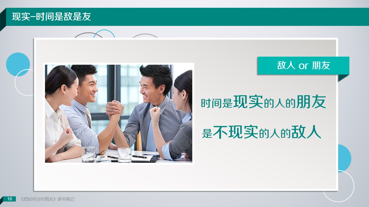《把时间当朋友》读书笔记PPT范文/PPT案例-undefined