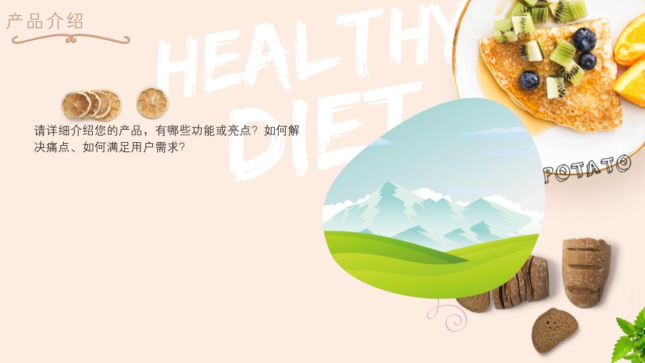 大学生校园餐饮项目商业计划书模版-产品介绍
