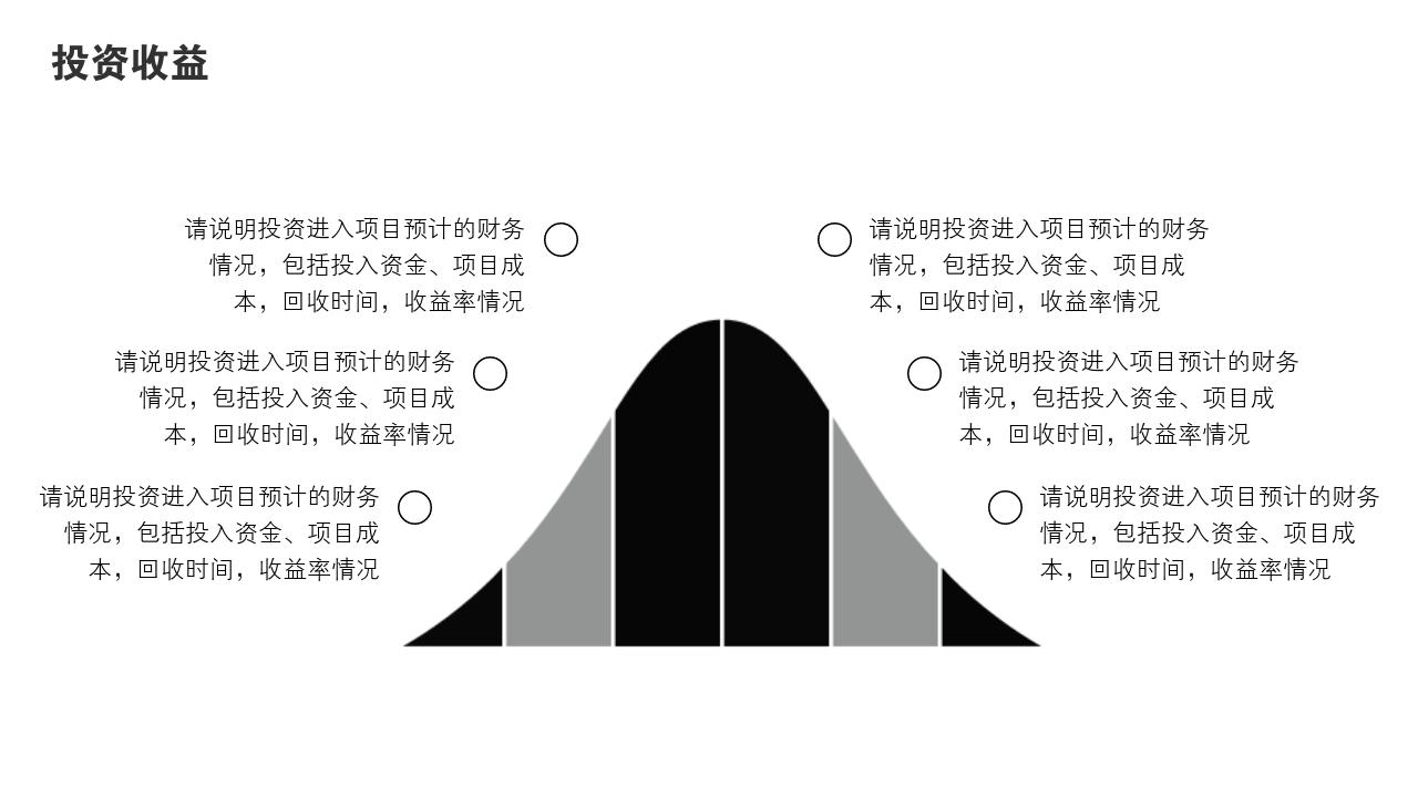 商务通用项目可行性研究PPT模版-投资收益