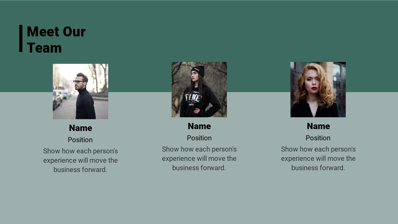 宠物社区猫狗服务宠物店商业计划书PPT-Meet Our Team