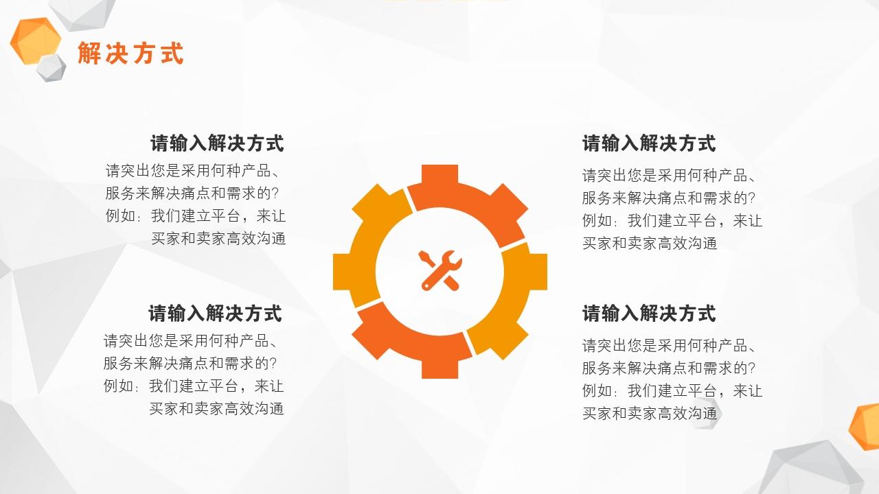 互联网科技公司商业计划书模板-解决方式
