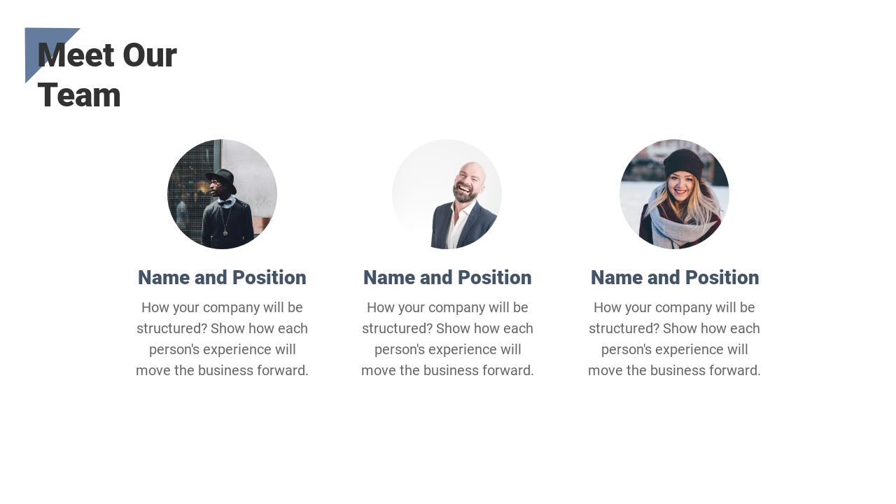 教育培训行业融资路演商业计划书PPT-Meet Our Team
