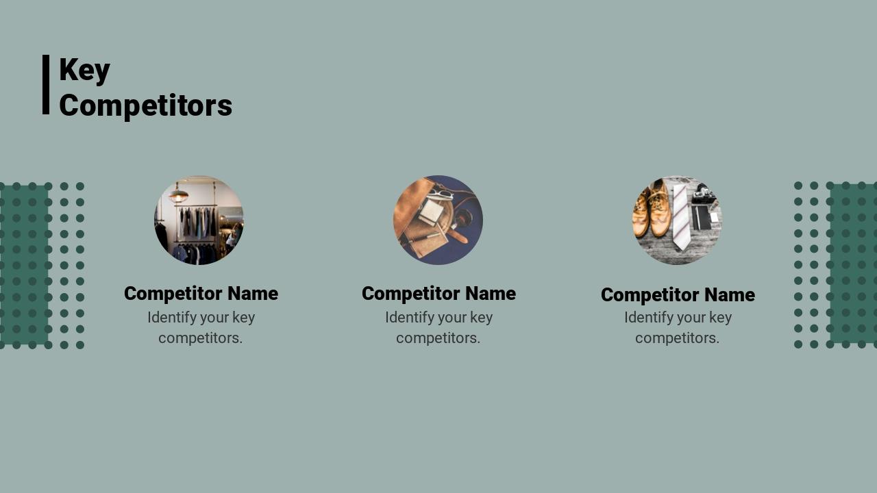 宠物社区猫狗服务宠物店商业计划书PPT-Key Competitors