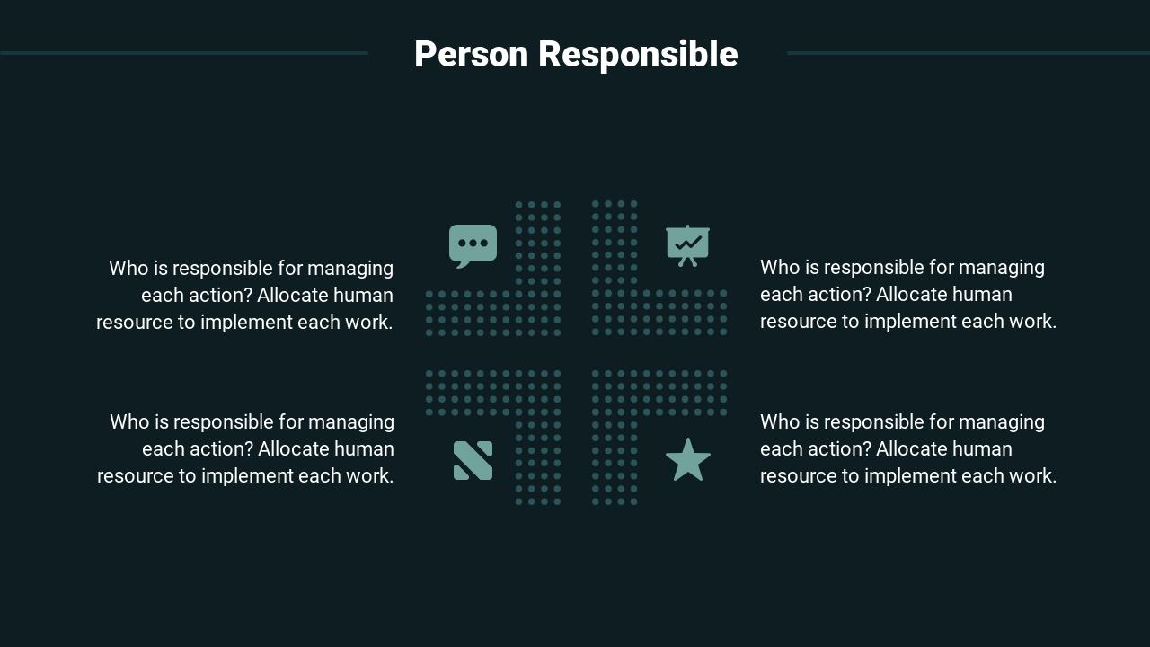 电子商务合作运营方案英文PPT模板-Person Responsible